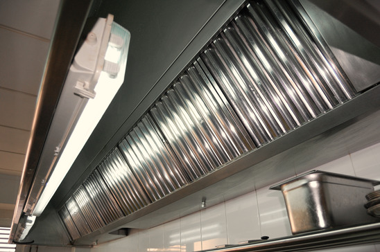 Professional kitchen, exhaust systems